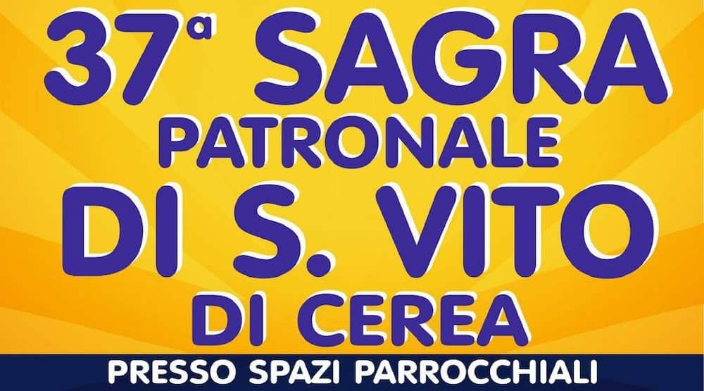 sagra san vito cerea