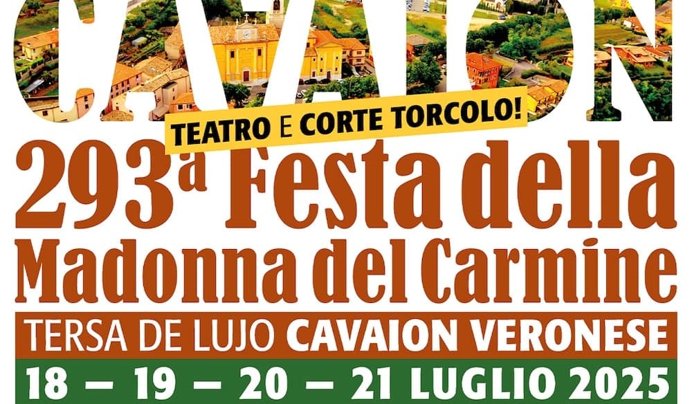 festa madonna del carmine cavaion veronese