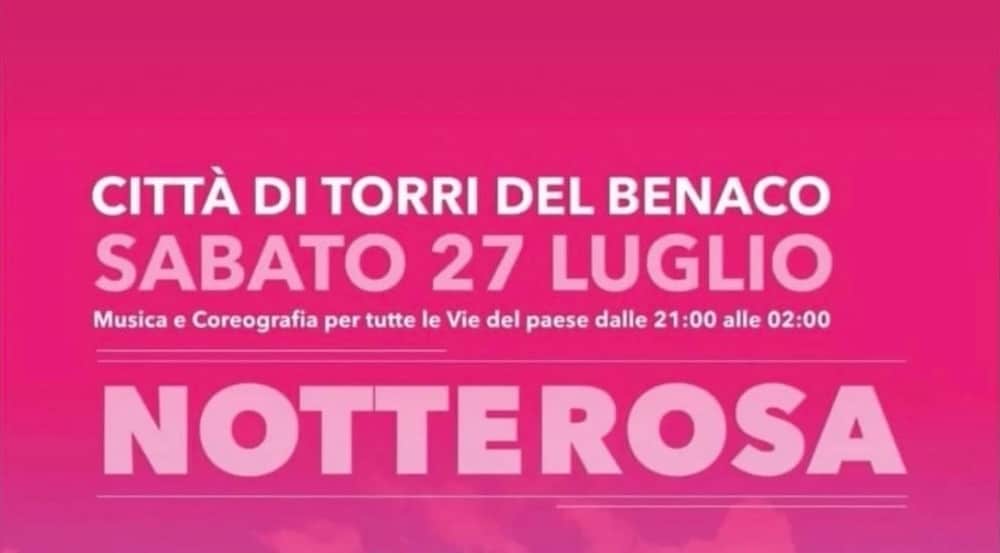 notte rosa torri del benaco