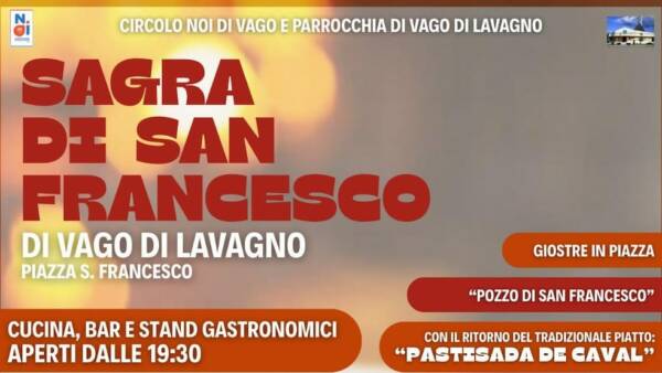 Sagra di San Francesco a Vago di Lavagno