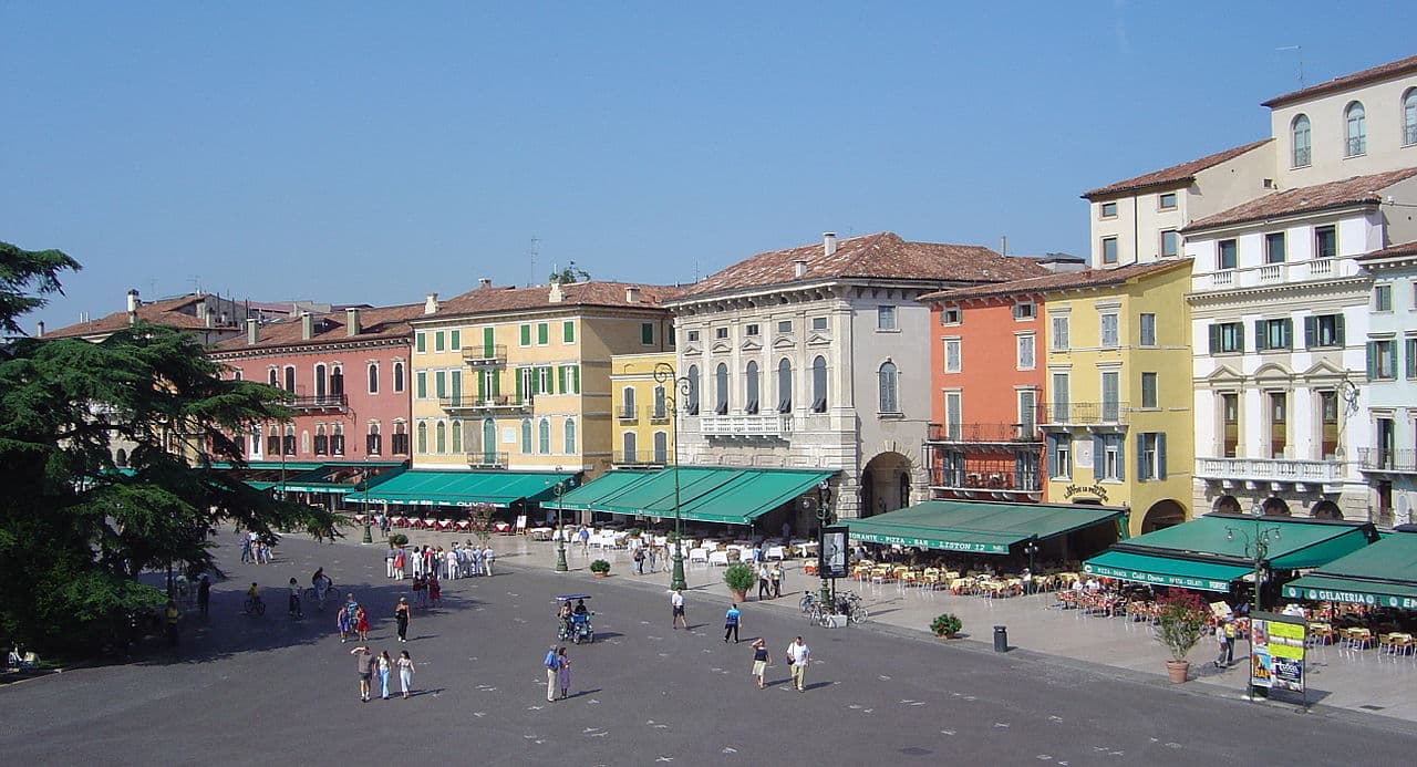 Piazza Bra a Verona