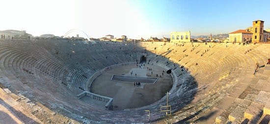 L’interno dell’Arena di Verona