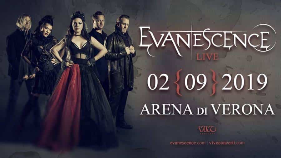 evanescence tour italia 2023