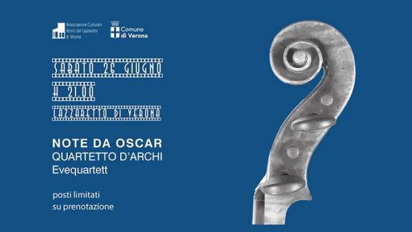 Il quartetto d’archi Everquartett con “Note da Oscar” tornano al Lazzaretto