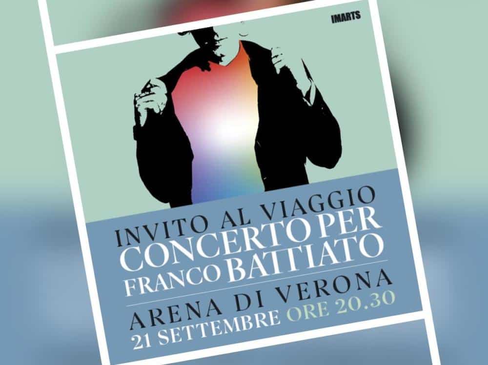 invito al viaggio concerto battiato arena di verona