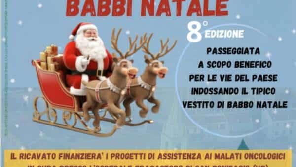 La Carica dei Babbo Natale a San Bonifacio