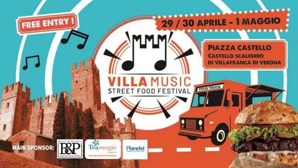 Villamusic street food festival al Castello di Villafranca