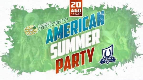American Summer Party al Parco Ottocento
