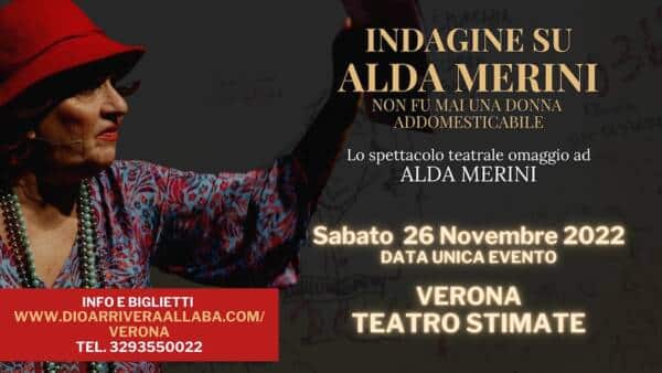 Spettacolo teatrale in omaggio ad Alda Merini al Teatro Stimate