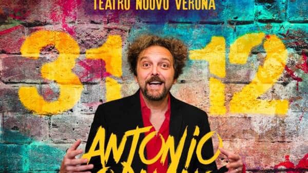 Antonio Ornano a Capodanno al Teatro Nuovo di Verona