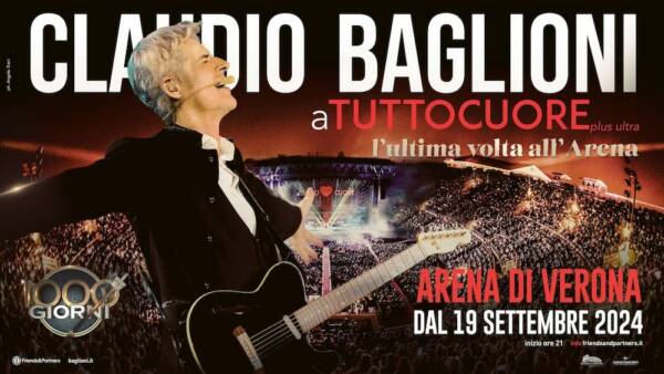 Claudio Baglioni all’Arena di Verona