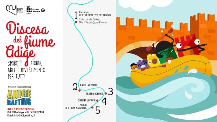 discesa fiume adige