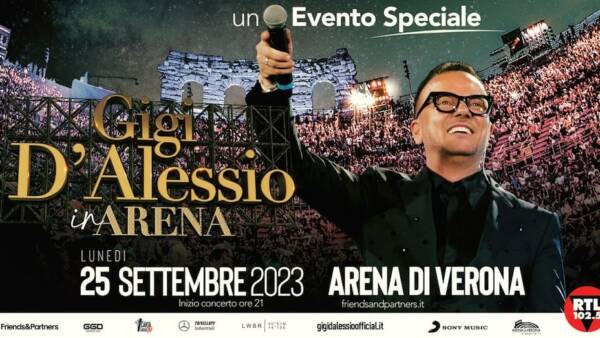 Gigi D’Alessio all’Arena di Verona