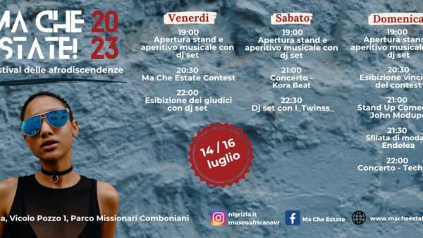 Festival della Afrodiscendenza “Ma che estate!”