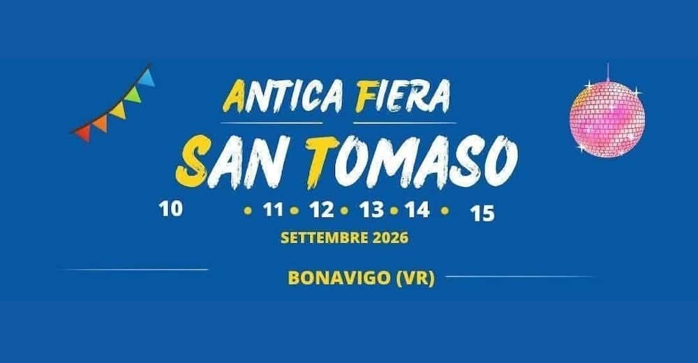 antica fiera di san tomaso bonavigo 2026