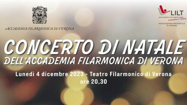Concerto di Natale dell’Accademia Filarmonica di Verona