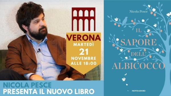 Nicola Pesce presenta il suo nuovo libro “Il sapore dell’albicocco”