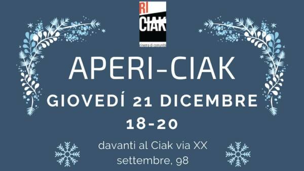 Un “Aperi-Ciak” per sostenere lo storico cinema Ciak