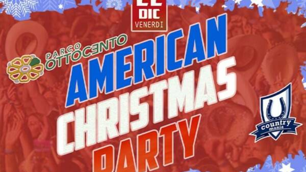 American Christmas Party al Parco Ottocento