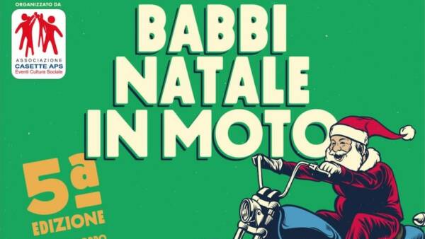 Babbi Natale in moto a Legnago