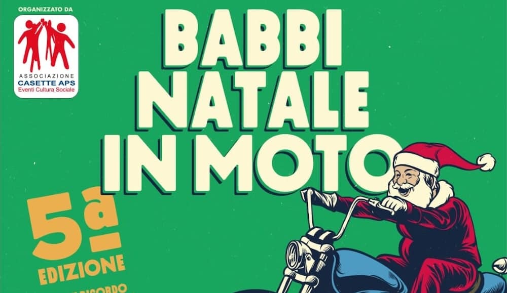 babbi natale in moto