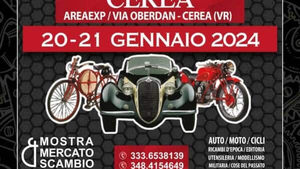 Mostra mercato scambio auto, moto e cicli d’epoca