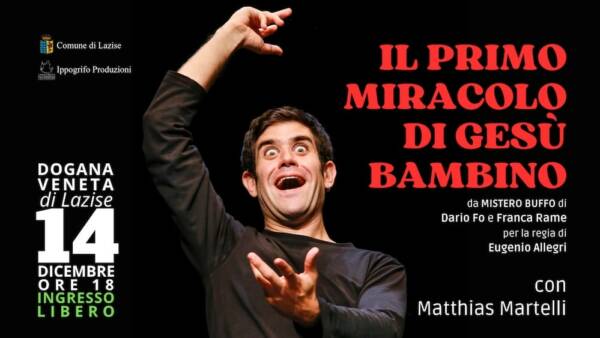 “Il primo miracolo di Gesù bambino” alla Dogana Veneta