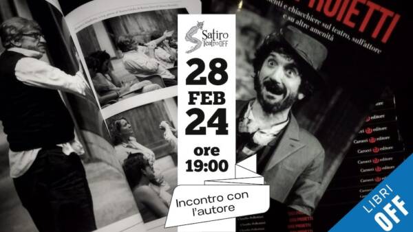 Incontro con l’autore Claudio Pallottini del docu-libro “Gigi Proietti”