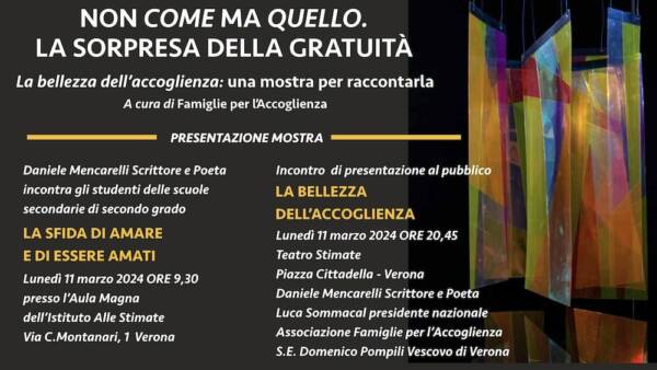Una mostra per raccontare la bellezza dell’accoglienza 