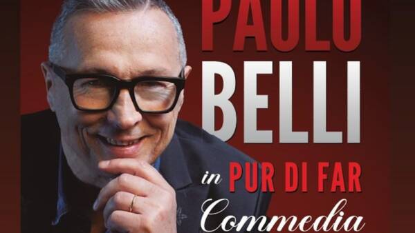Paolo Belli in “Pur di far Commedia” al Teatro Corallo di Bardolino