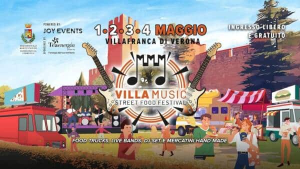 Villamusic street food festival Castello Scaligero Villafranca
