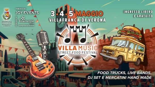 Villamusic street food festival Castello Scaligero Villafranca