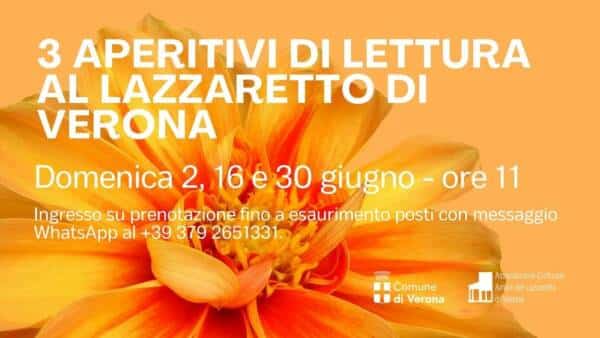 3 aperitivi di lettura al Lazzaretto di Verona