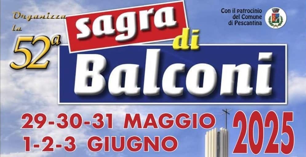 sagra di balconi