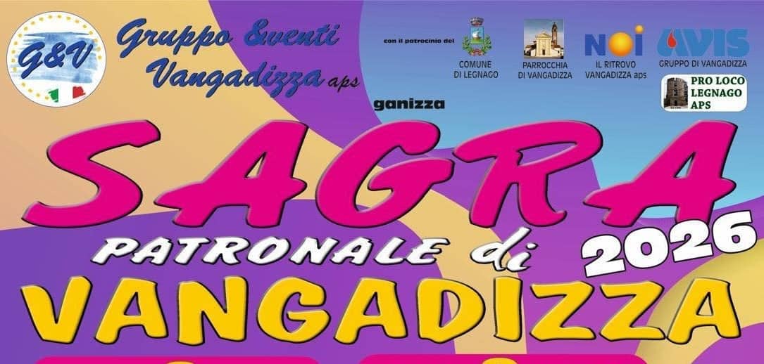 sagra patronale di vangadizza 2026