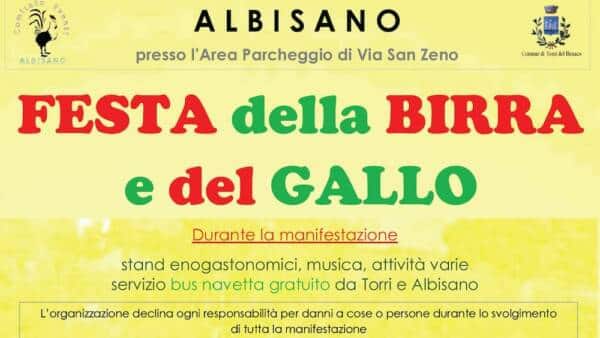 Festa della birra e del gallo ad Albisano