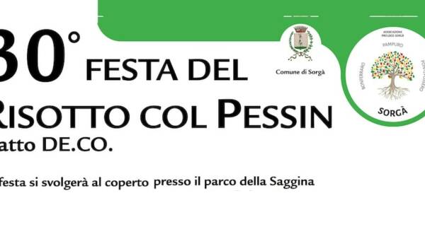 “Sagra del risotto col pessin De.Co” a Sorgà