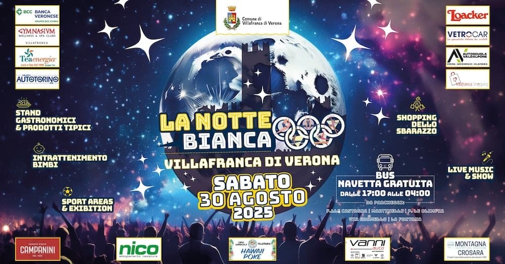 notte bianca villafranca