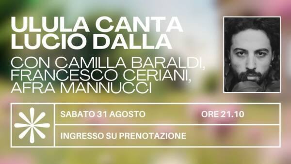 Ulula canta Lucio Dalla al Lazzaretto di Verona