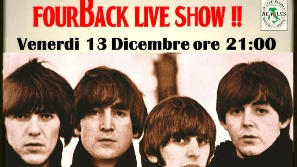 I “Fourback”, la cover band dei Beatles al Cinema Teatro David