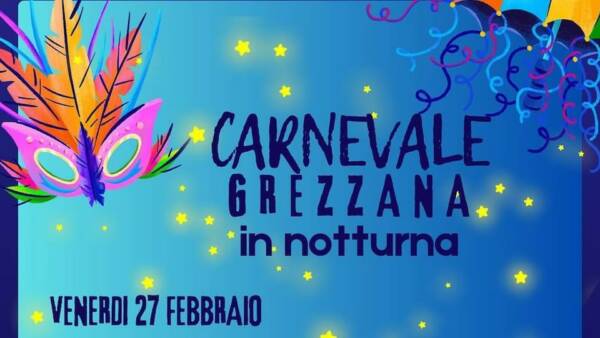 Carnevale a Grezzana in notturna