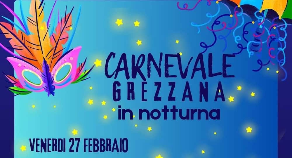 carnevale grezzana in notturna
