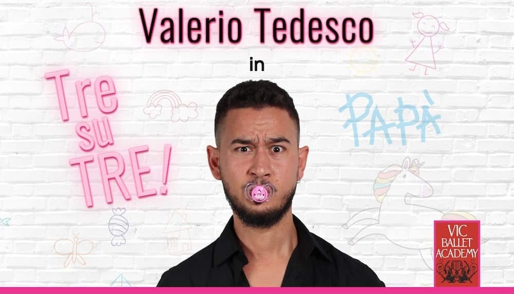 valerio tedesco in tre su tre