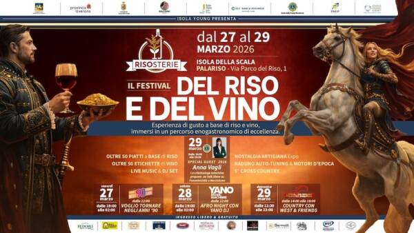 Torna “Risosterie”, il festival del Riso e del Vino a Isola della Scala
