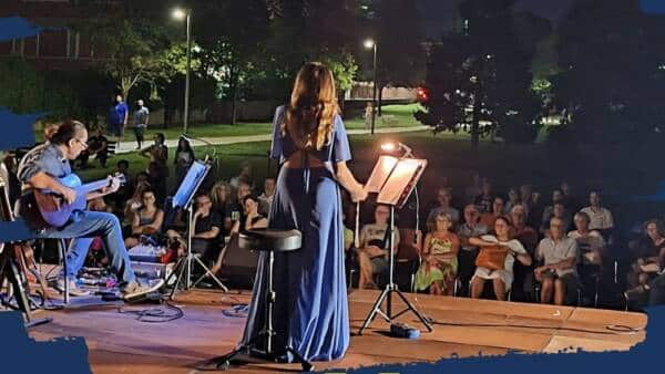 Merysse in concerto a 432 Hz al Parco San Giacomo
