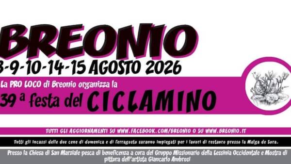 Festa del Ciclamino a Breonio