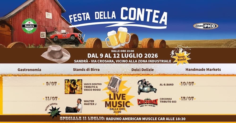 festa della contea a sandrà 2026