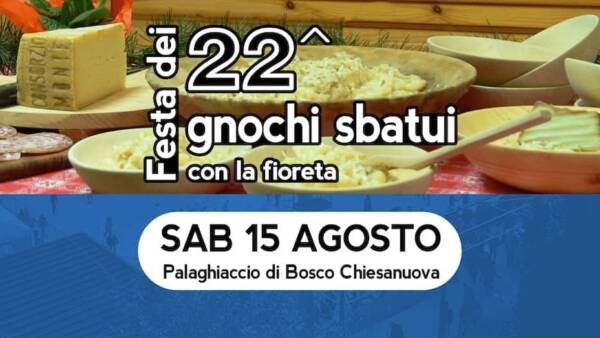 Festa dei Gnocchi Sbatui con la Fioreta a Bosco Chiesanuova