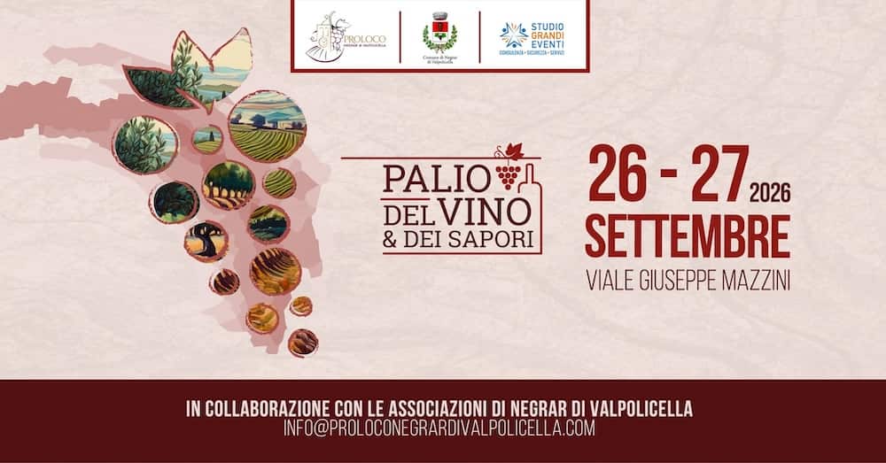 palio del vino e dei sapori negrar 2026