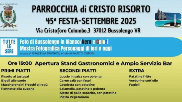 Sagra della Parrocchia Cristo Risorto